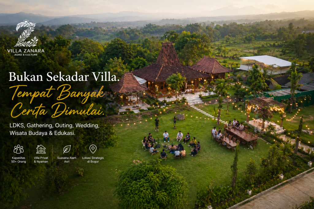 Villa LDKS Bogor kapasitas besar