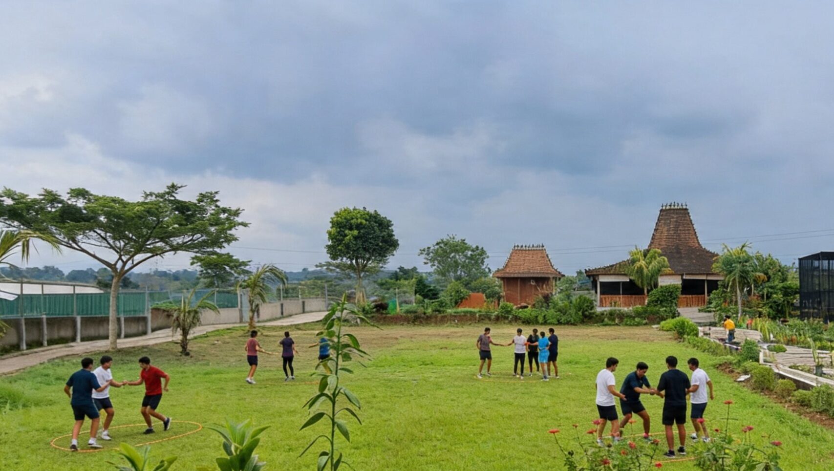 Games kelompok outdoor team building