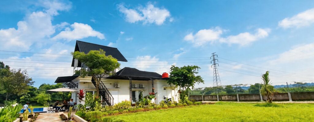 villa gathering perusahaan di caringin bogor dekat rafting