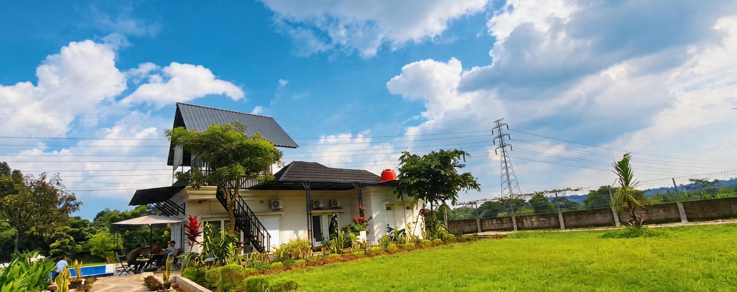 Area camping ground Villa Zanara Bogor
