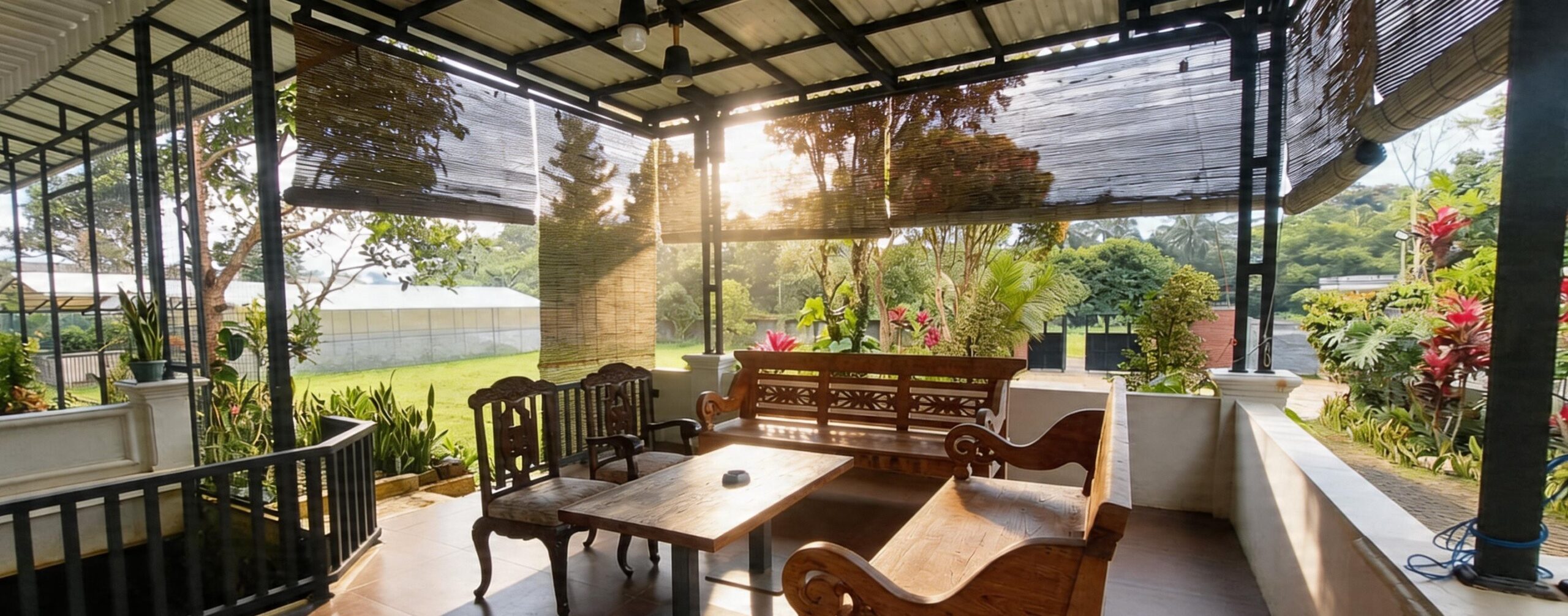 Area coffee break di Villa Zanara