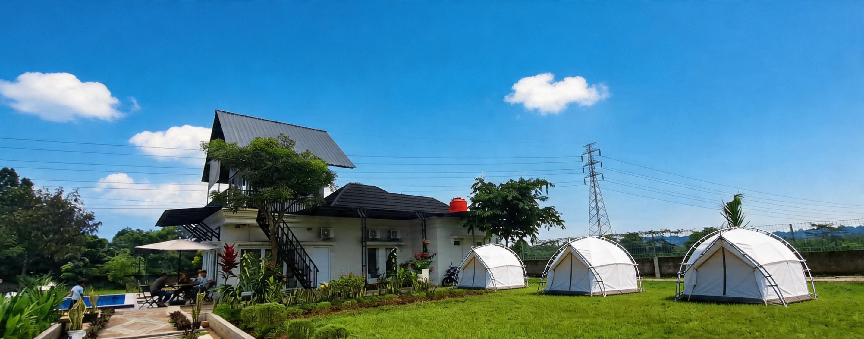 Villa gathering perusahaan di Caringin Bogor