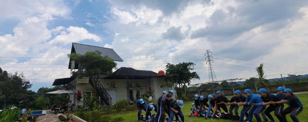 kegiatan ldks kampus di villa bogor