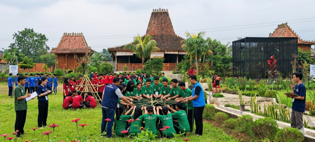 villa outbound bogor untuk kegiatan ldks dengan kapasitas besar